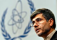 El jefe de la Organización Atómica de Energía de Irán, Fereydoun Abbasi en Viena en junio